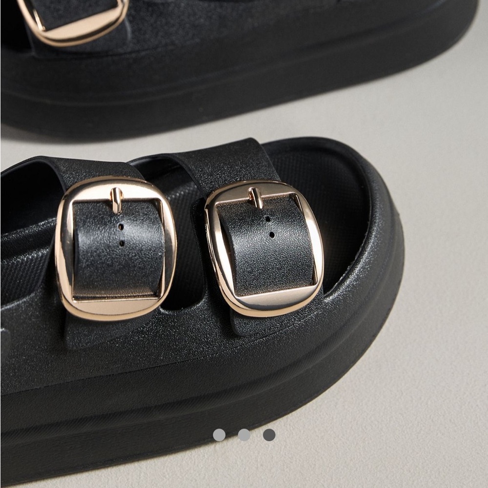 Jeffrey Campbell Blithe Platform Buckle Sandals N… - image 9